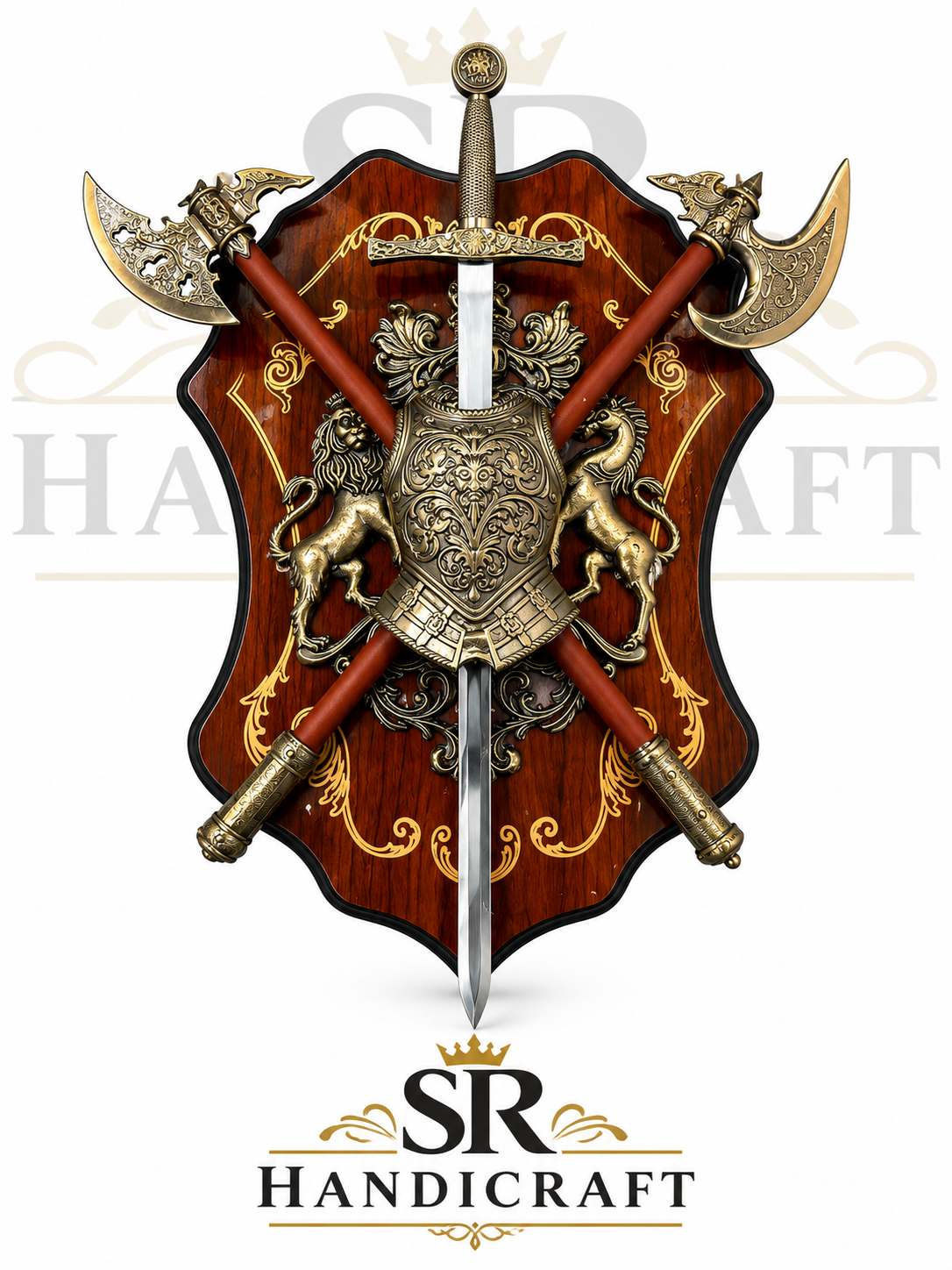Shield with sword